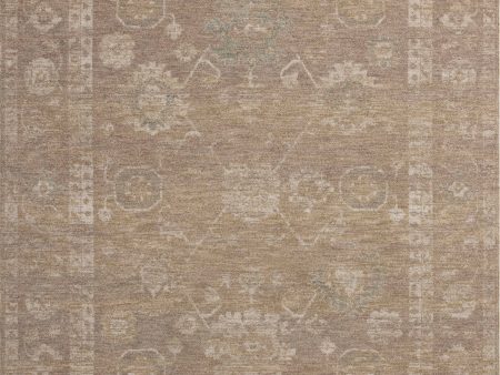 Chris Loves Julia x Loloi Louisa LOI-04 Taupe Gold Traditional Power Loomed Rug Online Hot Sale