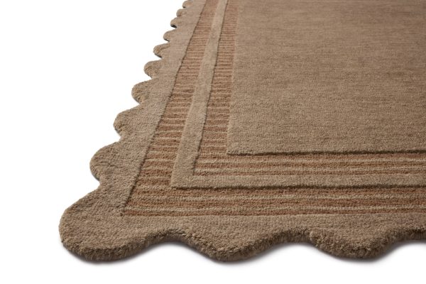 Chris Loves Julia x Loloi Scottie SCO-01 Mocha Clay Transitional Hand Tufted Rug Fashion