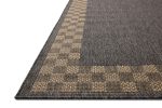 Chris Loves Julia x Loloi Providence PRC-01 Charcoal Natural Indoor Outdoor Power Loomed Rug Hot on Sale