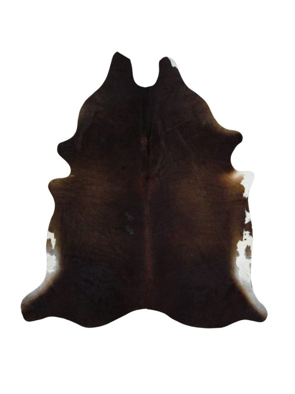 Artisan Claire  Espresso Espresso Hair on Hide Cowhide Shape Rug on Sale