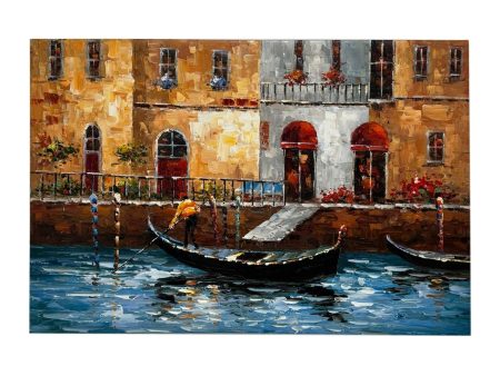 Eclectic Home Oil Painting Venice Multi  Decor  Furniture Sale