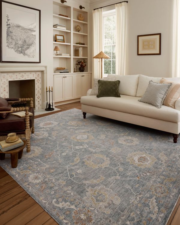 Chris Loves Julia x Loloi Louisa LOI-02 Ocean Sunset Traditional Power Loomed Rug Online Hot Sale