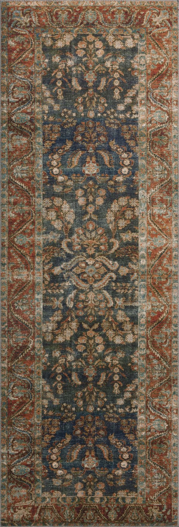 Chris Loves Julia x Loloi Jules JUL-10 Ocean Spice Traditional Power Loomed Rug Sale