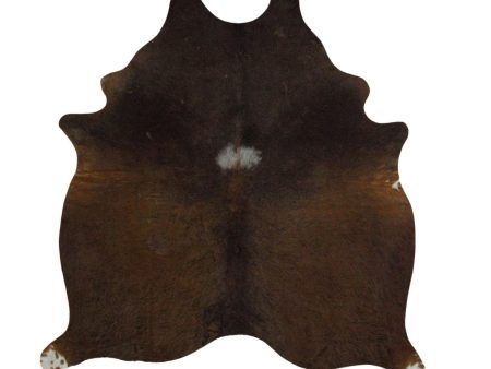 Artisan Claire  Black Black Hair on Hide Cowhide Shape Rug Discount