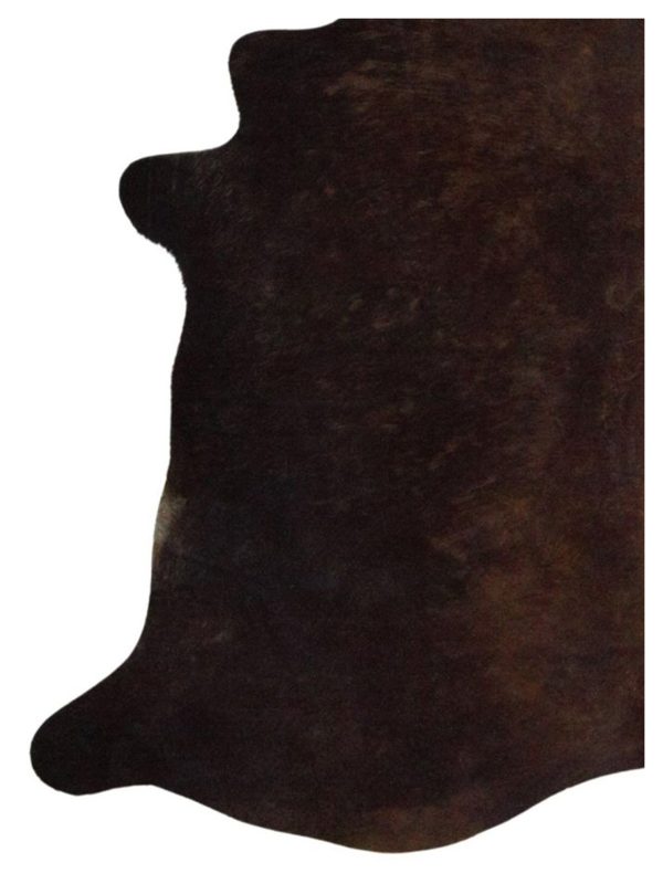 Artisan Claire  Espresso Chocolate Hair on Hide Cowhide Shape Rug Sale