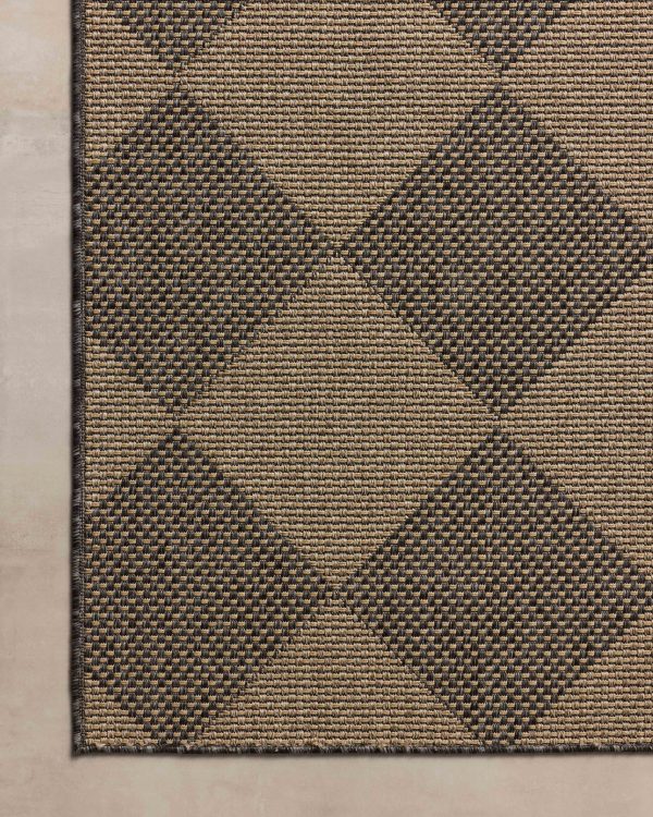 Chris Loves Julia x Loloi Providence PRC-04 Graphite Sand Indoor Outdoor Power Loomed Rug Discount