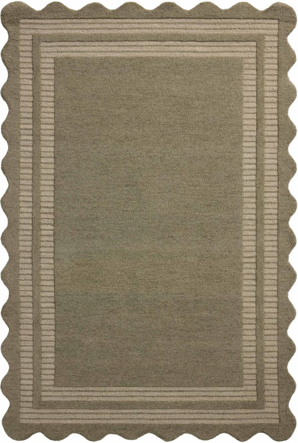 Chris Loves Julia x Loloi Scottie SCO-01 Olive Pebble Transitional Hand Tufted Rug Online