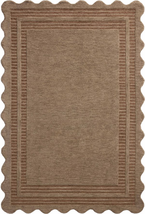 Chris Loves Julia x Loloi Scottie SCO-01 Mocha Clay Transitional Hand Tufted Rug Fashion