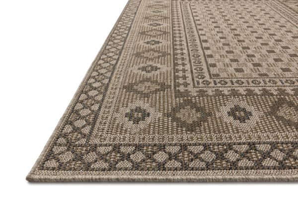 Chris Loves Julia x Loloi Providence PRC-07 Dove Charcoal Indoor Outdoor Power Loomed Rug on Sale