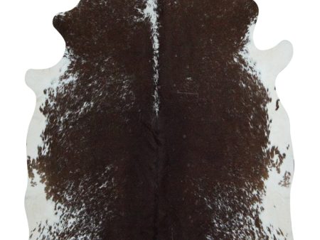 Artisan Claire  Espresso Mocha Hair on Hide Cowhide Shape Rug For Cheap