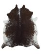 Artisan Claire  Espresso Mocha Hair on Hide Cowhide Shape Rug For Cheap