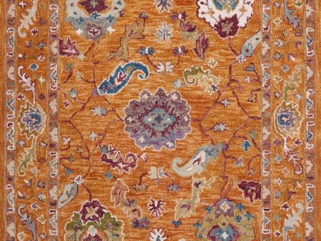 Loloi Padma PMA-01 Orange Multi Transitional Hooked Rug For Cheap