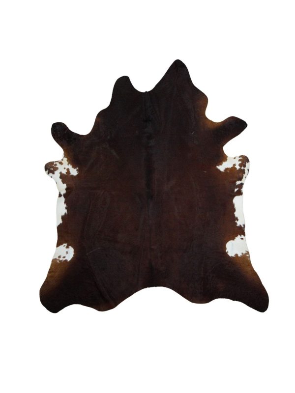 Artisan Claire  Caramel Ivory Hair on Hide Cowhide Shape Rug Online now