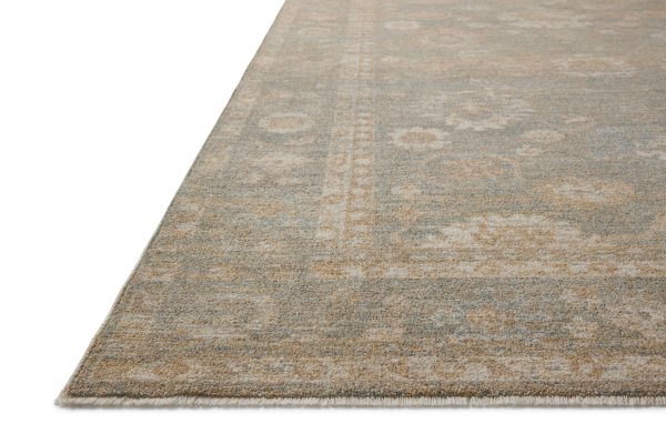 Chris Loves Julia x Loloi Louisa LOI-04 Lagoon Ivory Traditional Power Loomed Rug Online Hot Sale