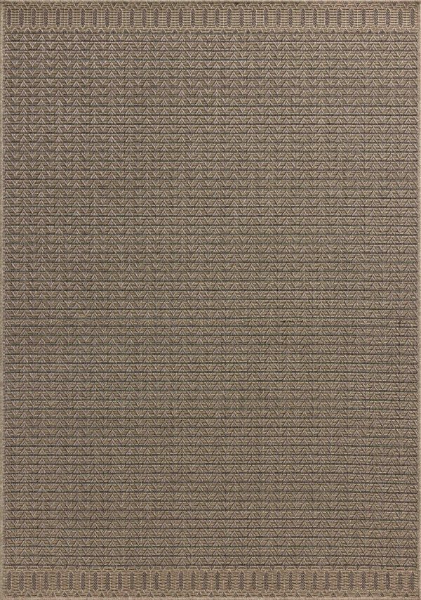 Chris Loves Julia x Loloi Providence PRC-05 Natural Graphite Indoor Outdoor Power Loomed Rug Sale