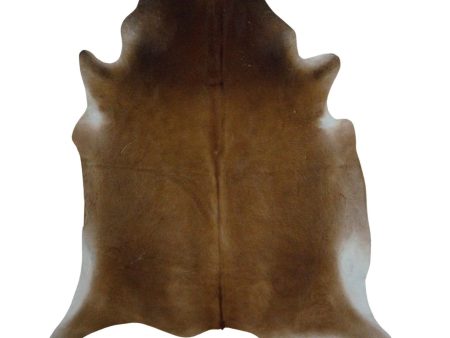 Artisan Claire  Espresso Ivory Hair on Hide Cowhide Shape Rug Discount