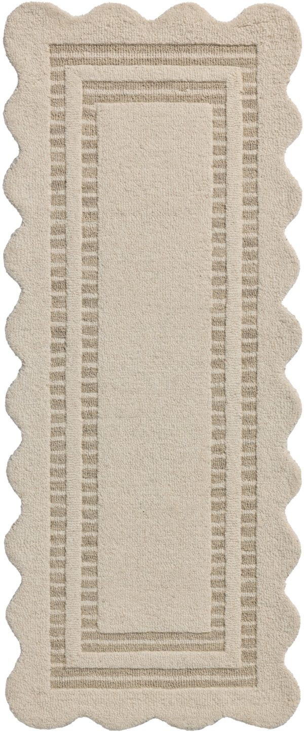 Chris Loves Julia x Loloi Scottie SCO-01 Ivory Grey Transitional Hand Tufted Rug Cheap