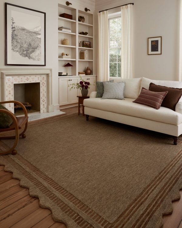 Chris Loves Julia x Loloi Scottie SCO-01 Mocha Clay Transitional Hand Tufted Rug Fashion