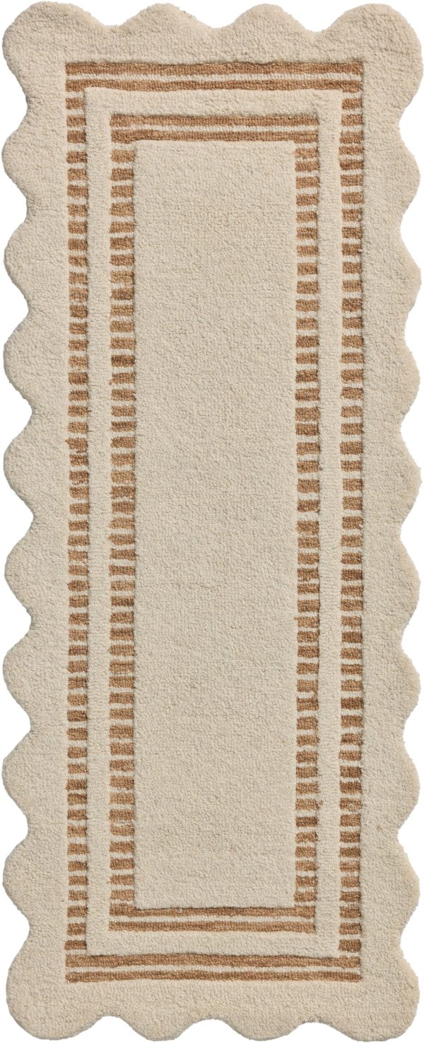 Chris Loves Julia x Loloi Scottie SCO-01 Ivory Rust Transitional Hand Tufted Rug Discount