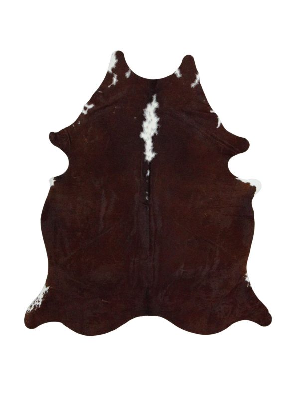 Artisan Claire  Brown Mocha Hair on Hide Cowhide Shape Rug Hot on Sale