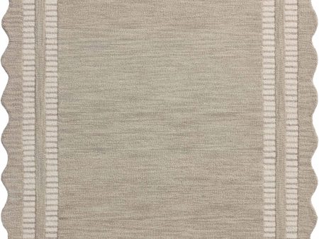 Chris Loves Julia x Loloi Scottie SCO-01 Fog Ivory Transitional Hand Tufted Rug on Sale