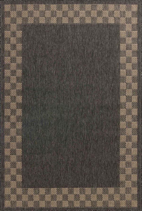 Chris Loves Julia x Loloi Providence PRC-01 Charcoal Natural Indoor Outdoor Power Loomed Rug Hot on Sale