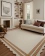 Chris Loves Julia x Loloi Scottie SCO-01 Ivory Rust Transitional Hand Tufted Rug Discount