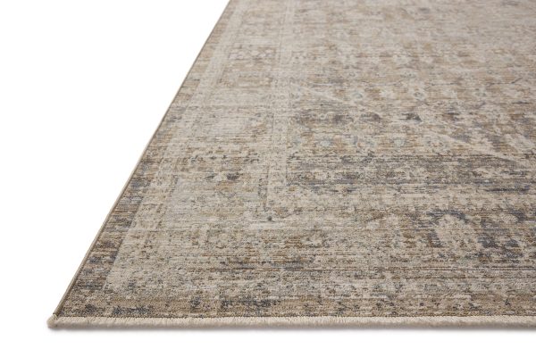 Chris Loves Julia x Loloi Ida IDA-06 Slate Natural Traditional Power Loomed Rug Supply