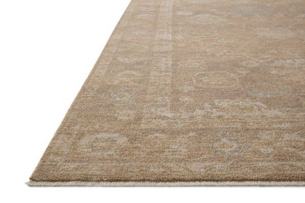 Chris Loves Julia x Loloi Louisa LOI-04 Taupe Gold Traditional Power Loomed Rug Online Hot Sale