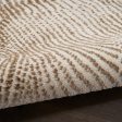 DKNY Central Park West CEP01 Beige Brown Contemporary Power-loomed Rug Cheap