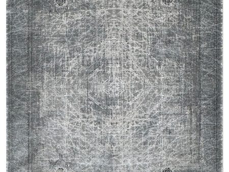 Artisan Venetian  Grey Black Contemporary Machinemade Rug For Sale