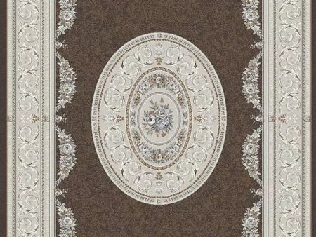 Dynamic Rugs Ancient Garden 57226 Brown Cream  Traditional Machine-Made Rug Online