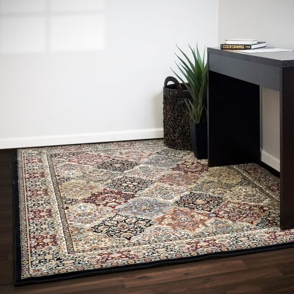 Dynamic Rugs Ancient Garden 57008 Multi  Traditional Machine-Made Rug Cheap