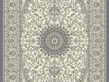 Dynamic Rugs Ancient Garden 57119 Cream Grey  Traditional Machine-Made Rug Sale