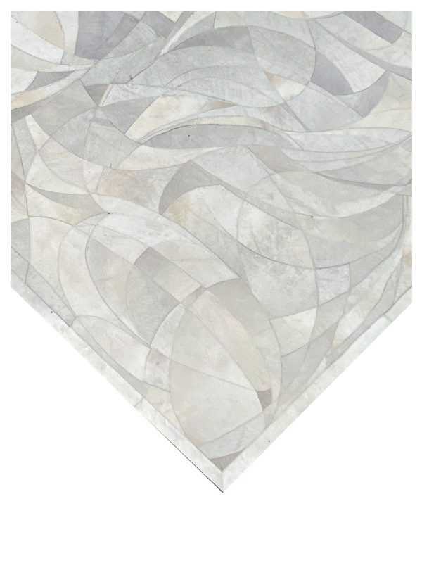 Artisan Olivia  White Ivory Modern Crafted Rug Sale