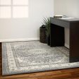 Dynamic Rugs Ancient Garden 57119 Grey Cream  Traditional Machine-Made Rug Online now