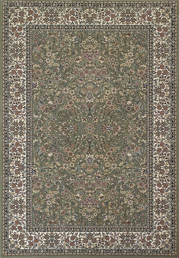 Dynamic Rugs Ancient Garden 57078 Green Ivory  Traditional Machine-Made Rug Sale