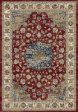 Dynamic Rugs Ancient Garden 57559 Red Ivory  Traditional Machine-Made Rug Cheap