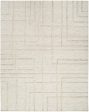 Calvin Klein CK045 Impressions IMP01 Ivory Contemporary Hand Tufted Rug Discount