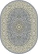 Dynamic Rugs Ancient Garden 57119 Steel Blue Cream  Traditional Machine-Made Rug on Sale