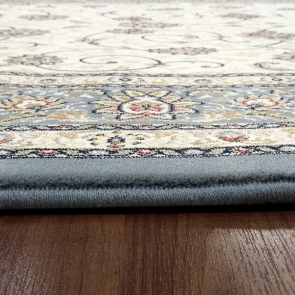 Dynamic Rugs Ancient Garden 57120 Beige Light Blue  Traditional Machine-Made Rug Supply