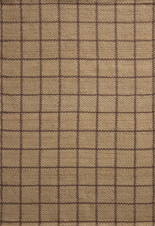 Chris Loves Julia x Loloi Fletcher FLE-01 Natural Brown Contemporary Power Loomed Rug Discount