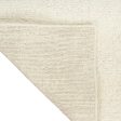 Calvin Klein CK043 Spun SPN01 Ivory Contemporary Hand Knotted Rug on Sale