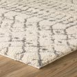 Dalyn Rugs Marquee MQ2 Ivory Metal Transitional Shag Rug Cheap