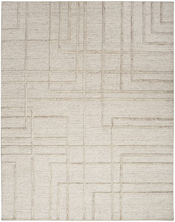 Calvin Klein CK045 Impressions IMP01 Silver Contemporary Hand Tufted Rug Online