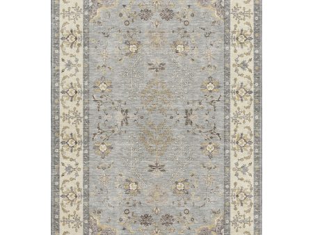 Dalyn Rugs Hatay HY9 Gray Traditional Machine Made Rug Online Hot Sale