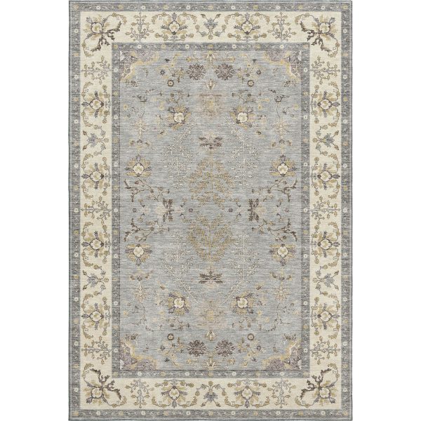 Dalyn Rugs Hatay HY9 Gray Traditional Machine Made Rug Online Hot Sale