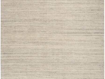 Calvin Klein CK040 Abrash ABA01 Grey Contemporary Hand Knotted Rug Cheap