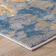 Dalyn Rugs Cascina CC9 Indigo Transitional Power Woven Rug Online now