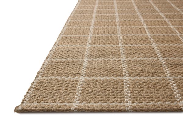 Chris Loves Julia x Loloi Fletcher FLE-01 Natural Ivory Contemporary Power Loomed Rug Online Hot Sale